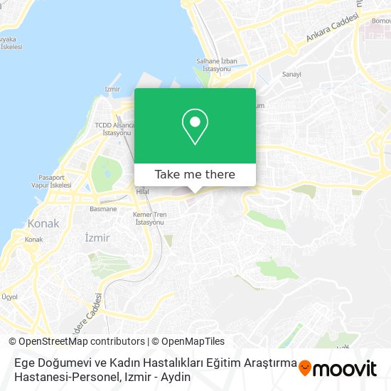 Ege Doğumevi ve Kadın Hastalıkları Eğitim Araştırma Hastanesi-Personel map