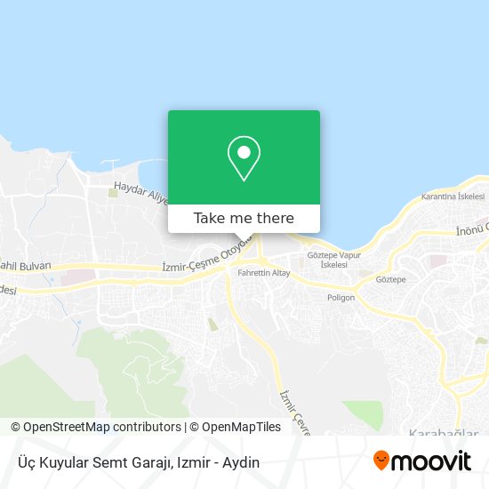 Üç Kuyular Semt Garajı map