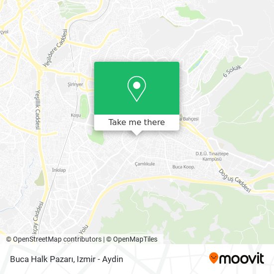 Buca Halk Pazarı map