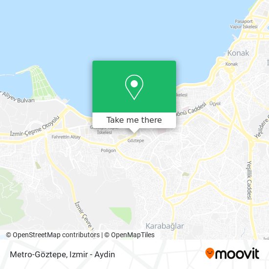 Metro-Göztepe map