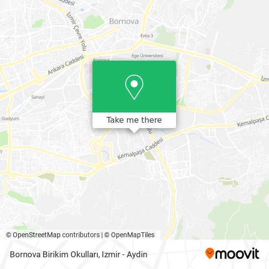 Bornova Birikim Okulları map