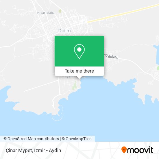 Çinar Mypet map