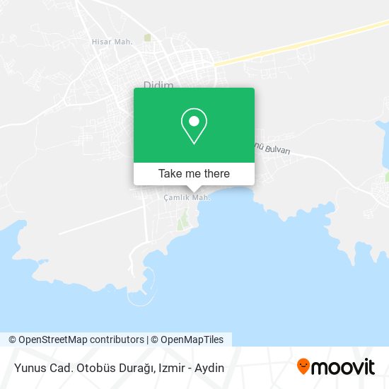 Yunus Cad. Otobüs Durağı map