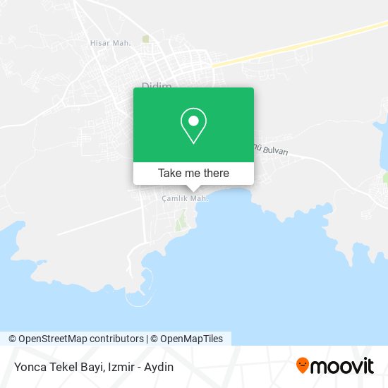 Yonca Tekel Bayi map