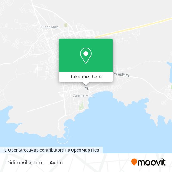 Didim Villa map