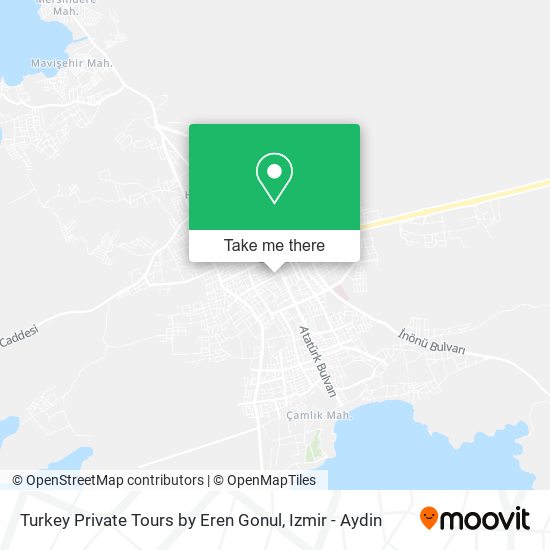 Turkey Private Tours by Eren Gonul map