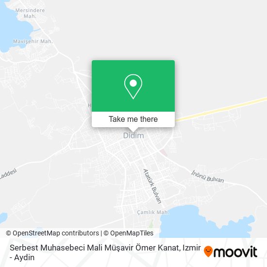 Serbest Muhasebeci Mali Müşavir Ömer Kanat map