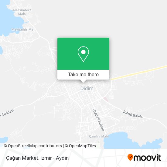 Çağan Market map