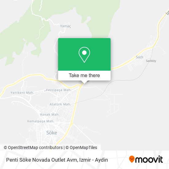 Penti Söke Novada Outlet Avm map