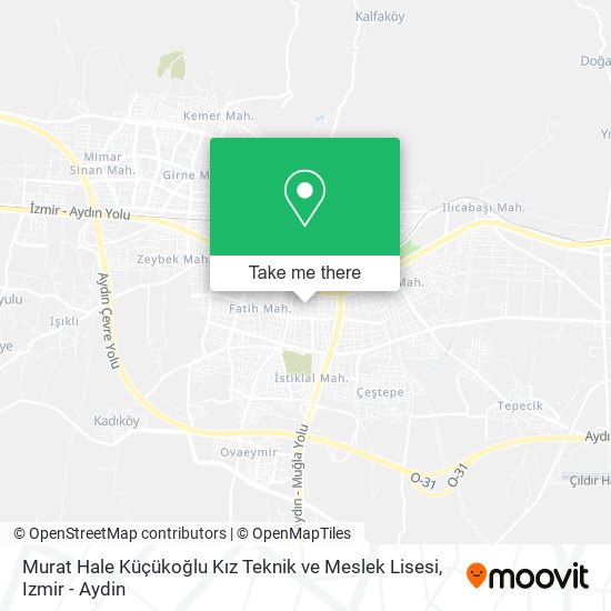 Murat Hale Küçükoğlu Kız Teknik ve Meslek Lisesi map