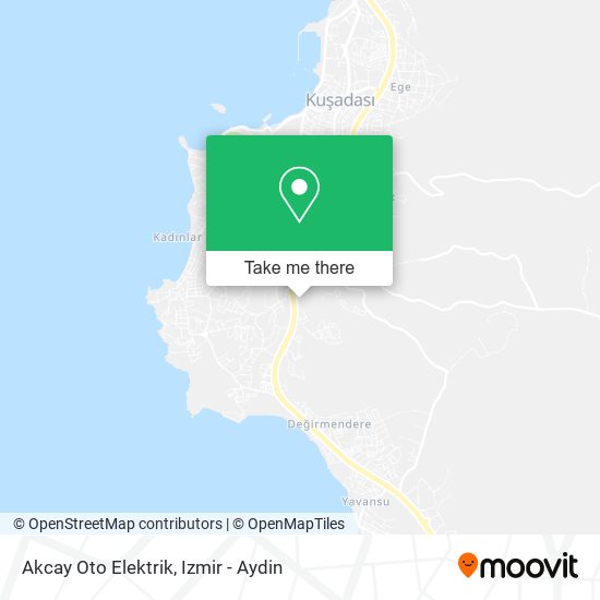 Akcay Oto Elektrik map