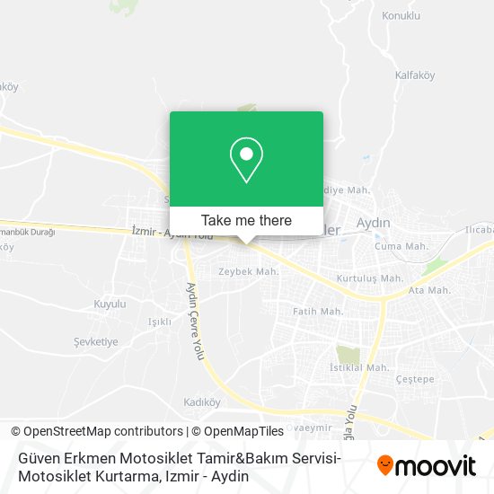 Güven Erkmen Motosiklet Tamir&Bakım Servisi-Motosiklet Kurtarma map