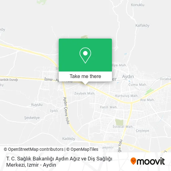 T. C. Sağlık Bakanlığı Aydın Ağız ve Diş Sağlığı Merkezi map
