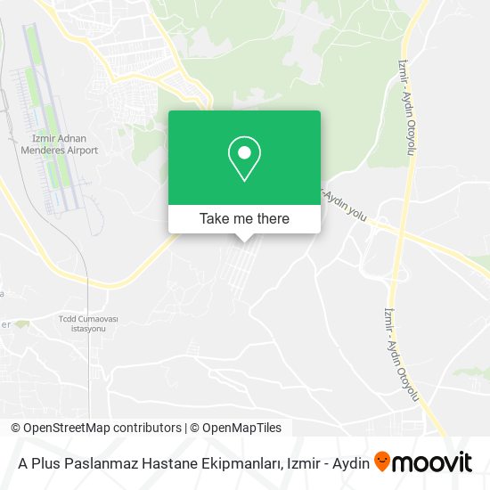 A Plus Paslanmaz Hastane Ekipmanları map