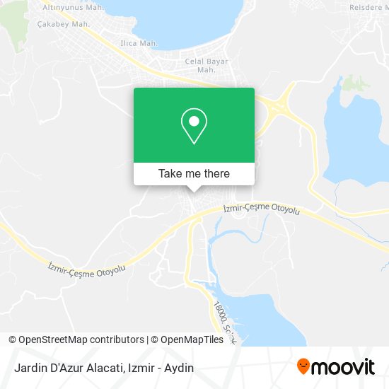Jardin D'Azur Alacati map