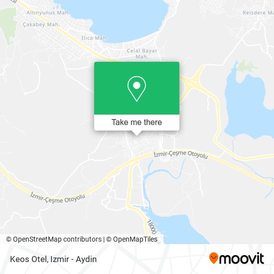 Keos Otel map