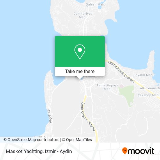 Maskot Yachting map