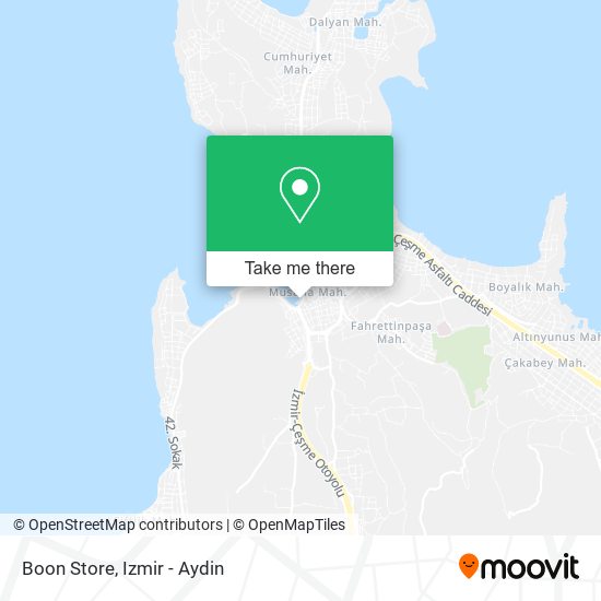 Boon Store map