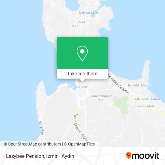 Lazybee Pension map