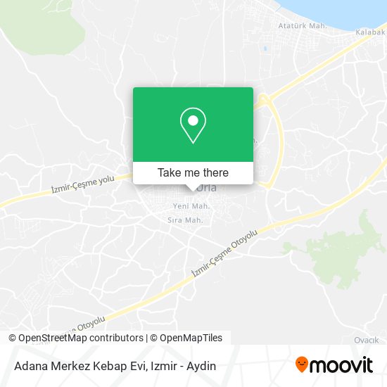 Adana Merkez Kebap Evi map