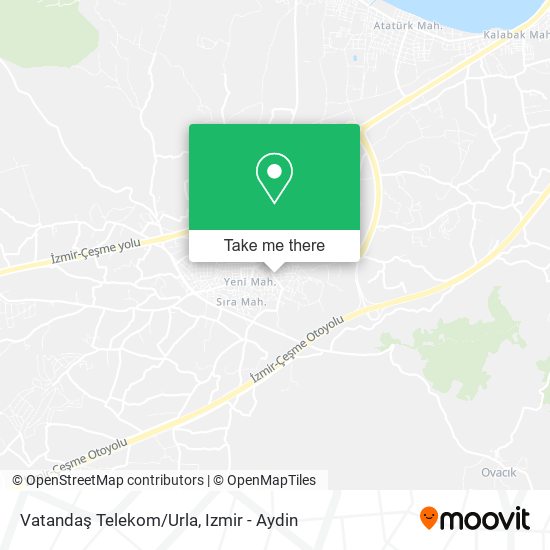 Vatandaş Telekom/Urla map