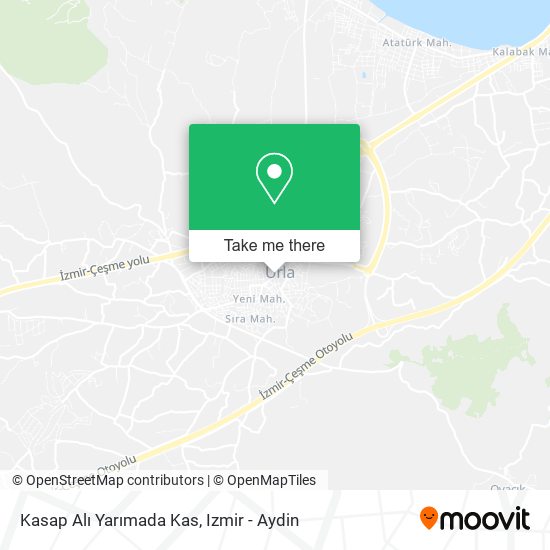 Kasap Alı Yarımada Kas map
