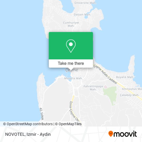 NOVOTEL map