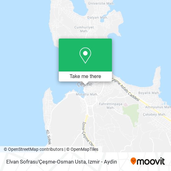 Elvan Sofrası/Çeşme-Osman Usta map