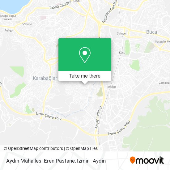 Aydın Mahallesi Eren Pastane map