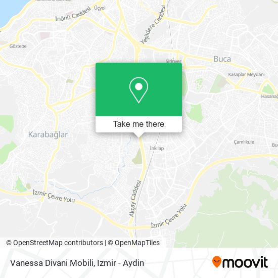 Vanessa Divani Mobili map