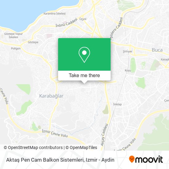 Aktaş Pen Cam Balkon Sistemleri map