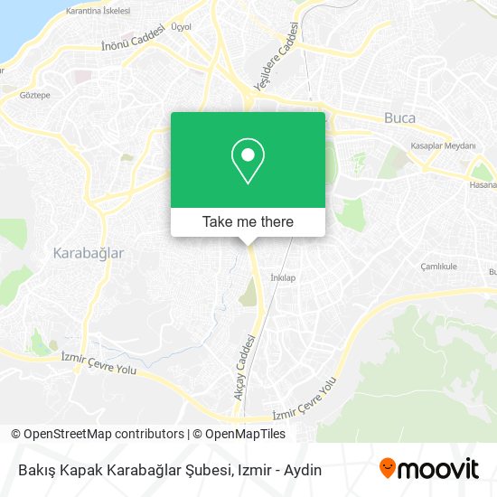 Bakış Kapak Karabağlar Şubesi map