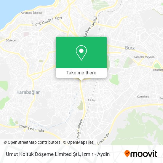 Umut Koltuk Döşeme Limited Şti. map