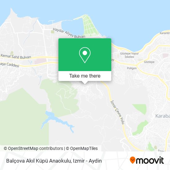 Balçova Akıl Küpü Anaokulu map