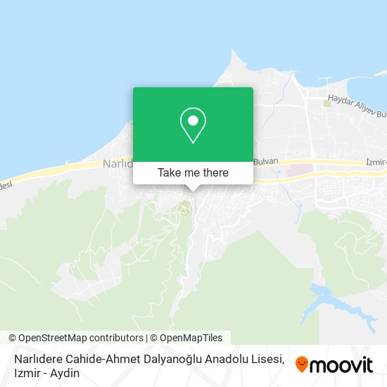 Narlıdere Cahide-Ahmet Dalyanoğlu Anadolu Lisesi map