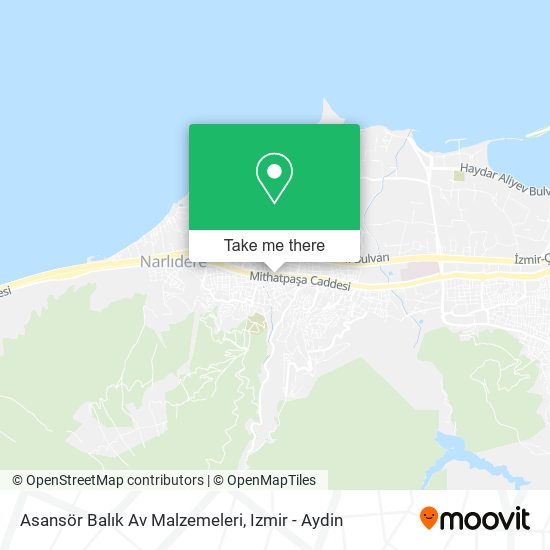 Asansör Balık Av Malzemeleri map