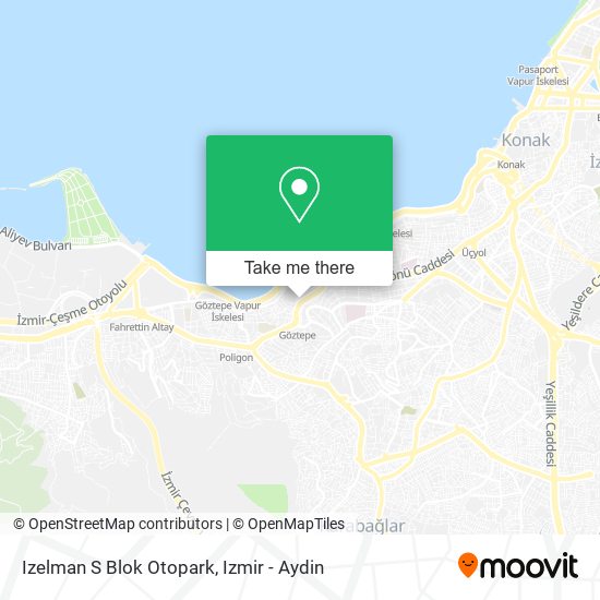 Izelman S Blok Otopark map