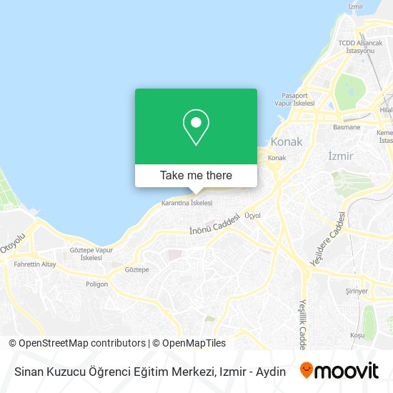 Sinan Kuzucu Öğrenci Eğitim Merkezi map