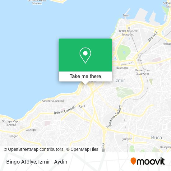 Bingo Atölye map
