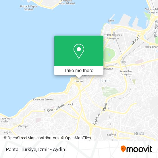 Pantai Türkiye map