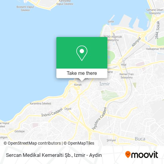 Sercan Medikal Kemeralti Şb. map