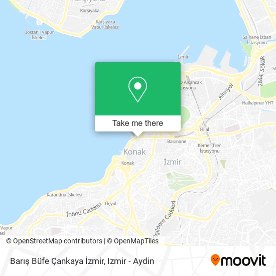Barış Büfe Çankaya İzmir map