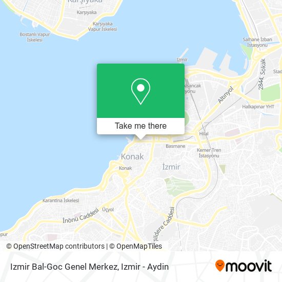 Izmir Bal-Goc Genel Merkez map