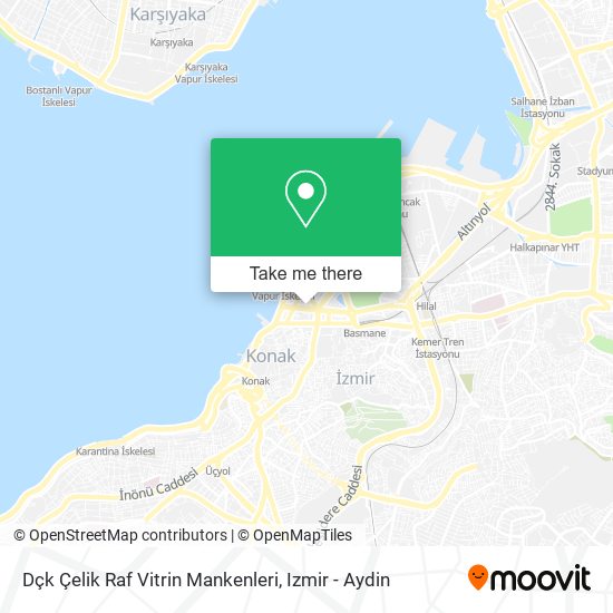 Dçk Çelik Raf Vitrin Mankenleri map