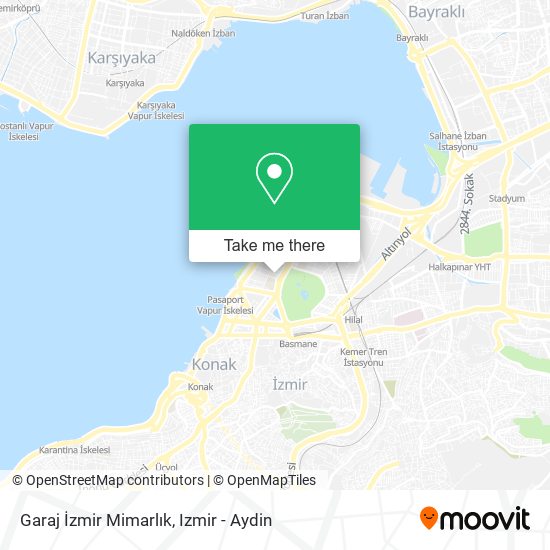 Garaj İzmir Mimarlık map