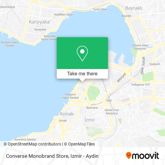 Converse Monobrand Store map