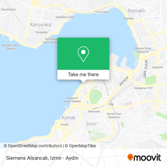 Siemens Alsancak map