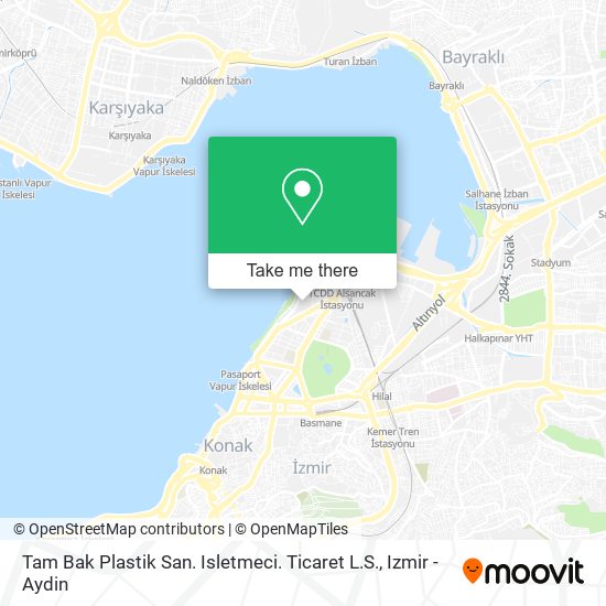 Tam Bak Plastik San. Isletmeci. Ticaret L.S. map