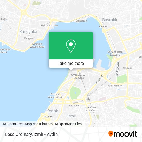 Less Ordinary map