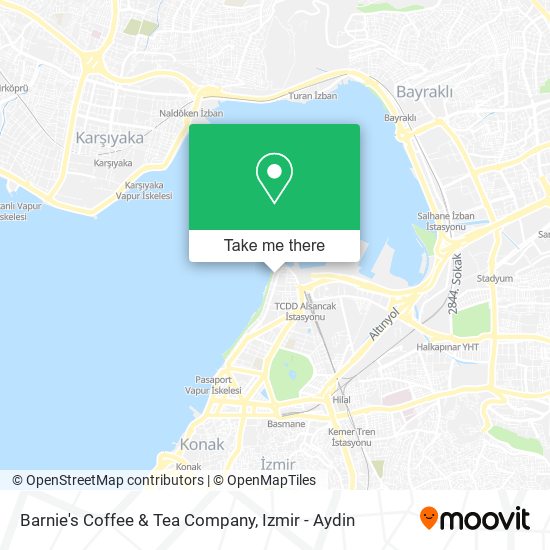 Barnie's Coffee & Tea Company map